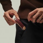 Key Organiser | Leather | Wine